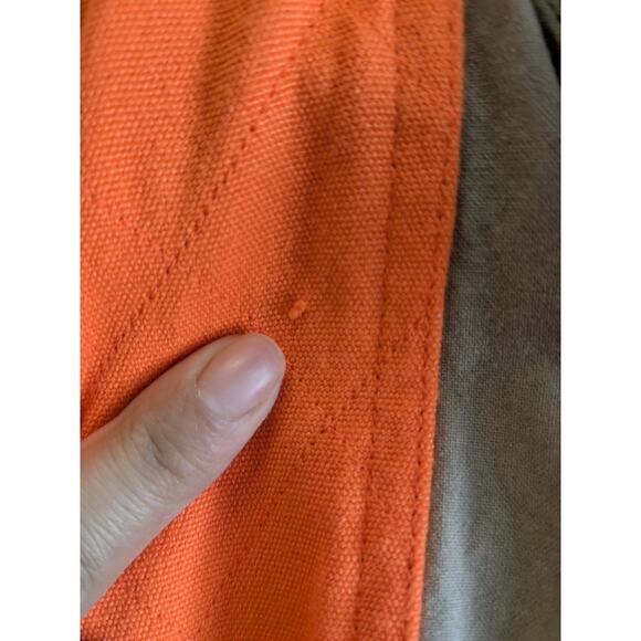 Cabela's Men's Shirt Classic Left-Hand Shooting Khaki & Blaze Orange Size XL Reg - Picture 3 of 10